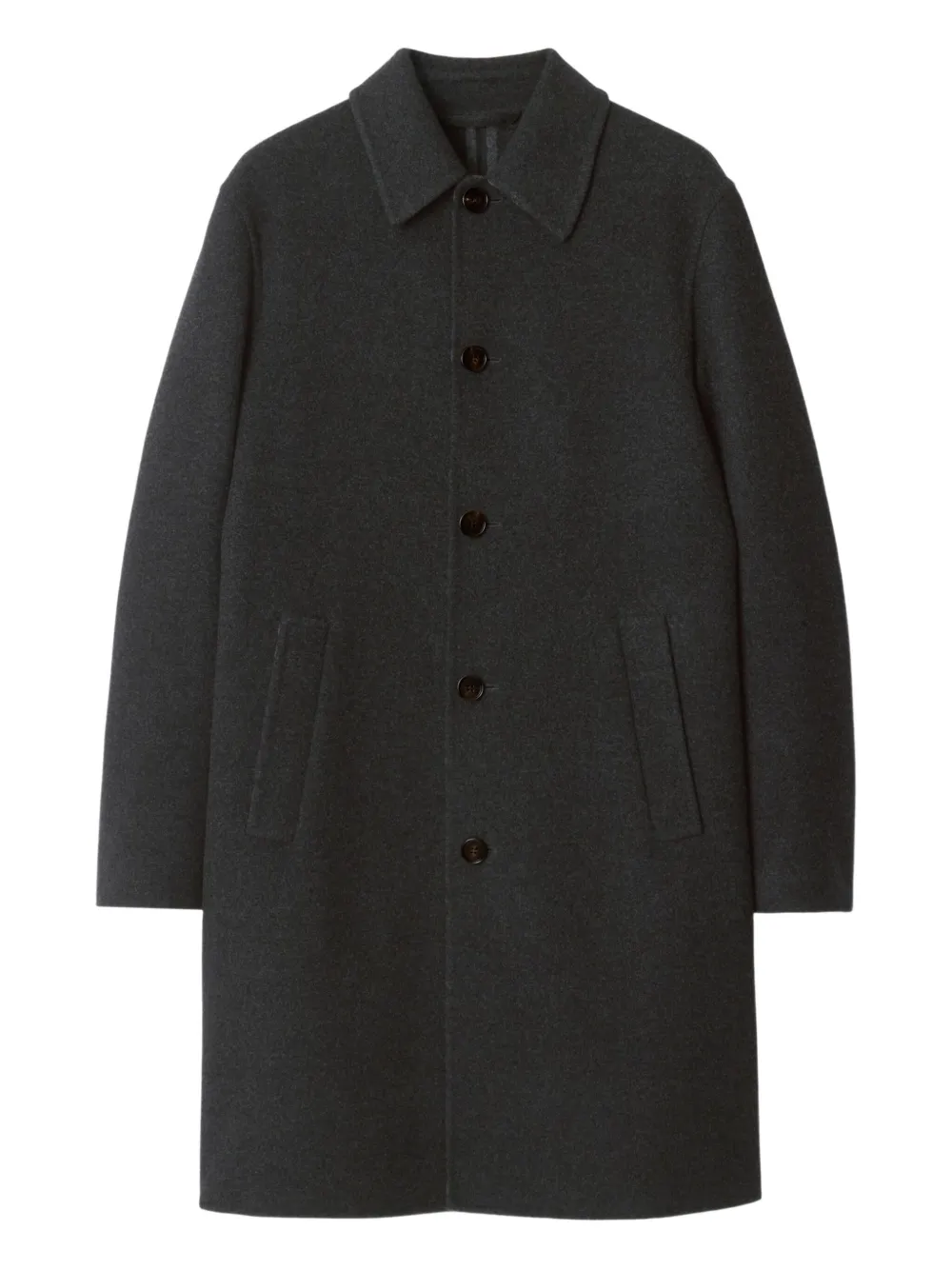 

Шерстяное пальто BURBERRY, серый