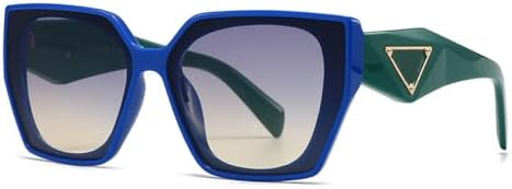 

Квадратные солнцезащитные очки 2026 для женщин, очки «кошачий глаз», классические винтажные солнцезащитные очки с защитой от УФ-излучения UV400 для активного отдыха MTZJH, Dark Green