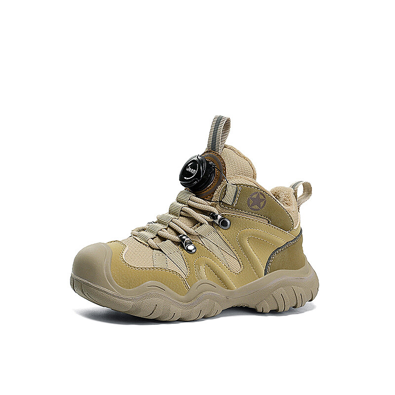 Кроссовки Jeep Kids Lifestyle Shoes Kids High-top Khaki, хаки — фото 2