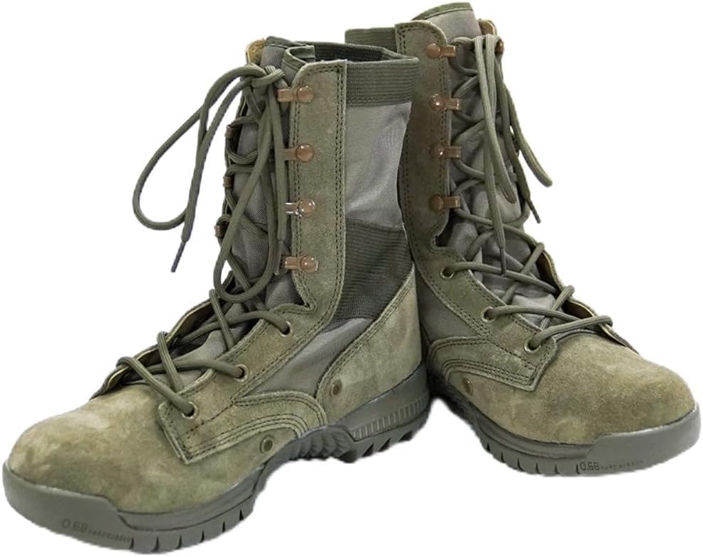 

Джунглевые ботинки с шнуровкой, пустынно-зеленого цвета, военные высокие тактические для мужчин и женщин, легкие, дышащие, нескользящие, водонепроницаемые, для походов, активного отдыха и путешествий Lokolucx