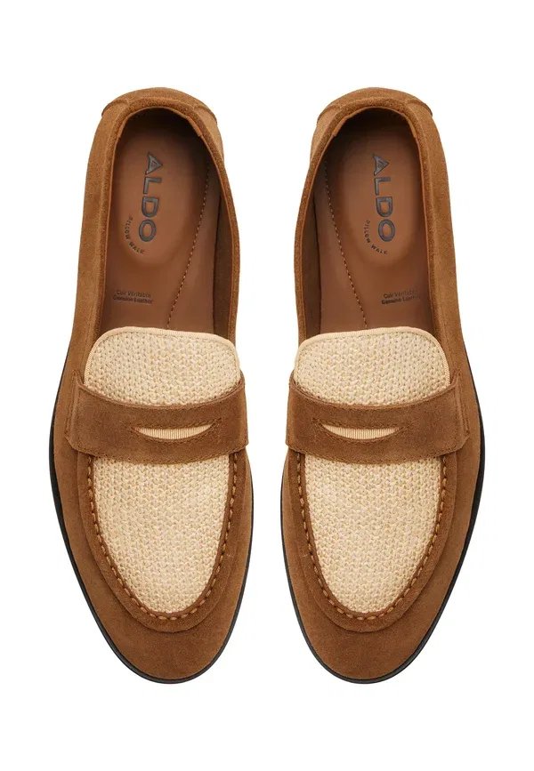 Туфли-лоферы fano slip ons Aldo, светло-коричневый — фото 3