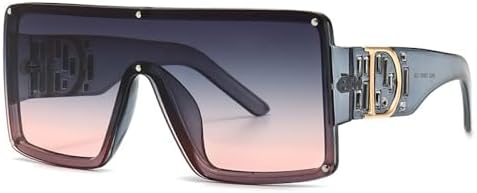 

Солнцезащитные очки с плоским верхом и тонированными линзами 2026 года для женщин, винтажные большие квадратные солнцезащитные очки для мужчин, модные аксессуары для очков MTZJH, C7