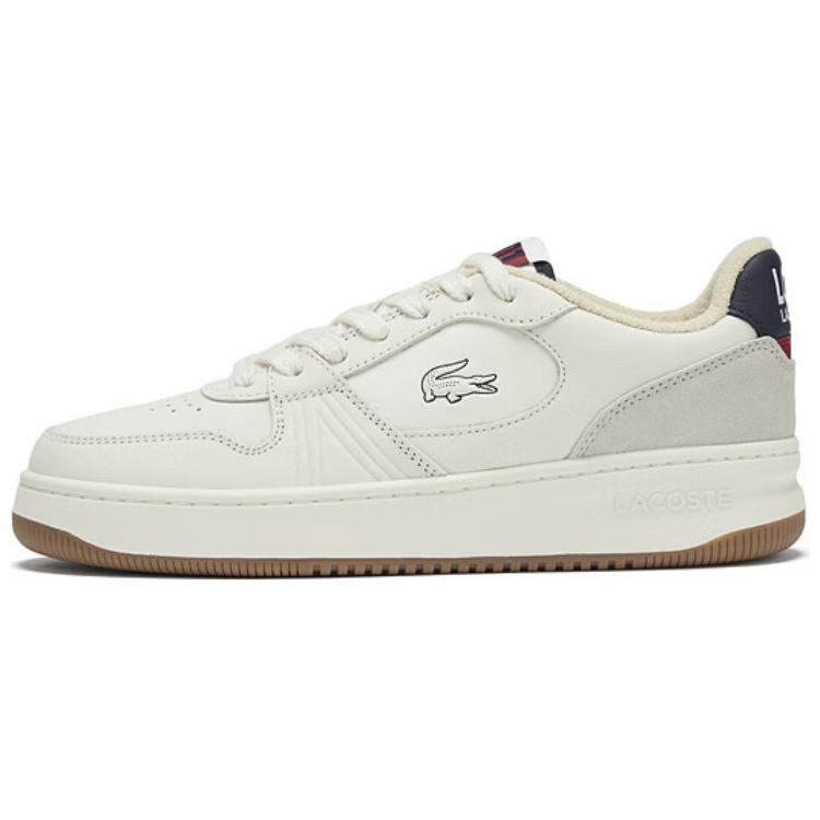 

Lacoste Мужские низкие скейтбордистские кроссовки, цвет экрю