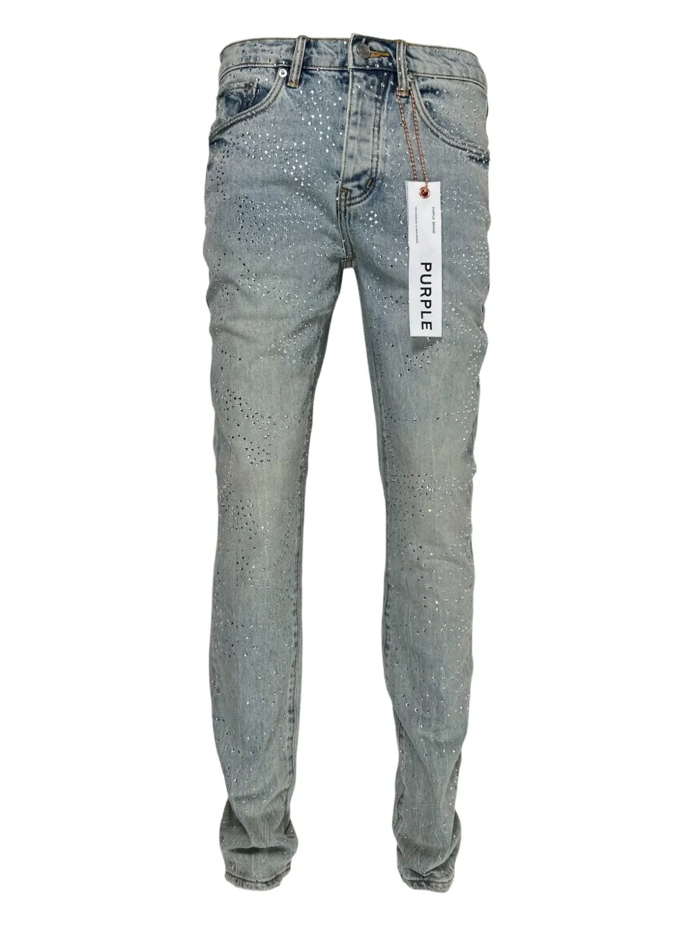 

Джинсы Atlin Blitz, украшенные стразами Purple Brand, синий