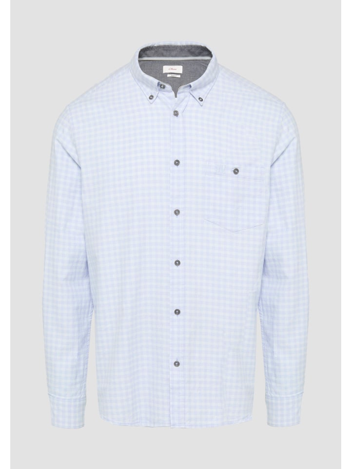 

Рубашка 50N1_светло-голубая s.Oliver