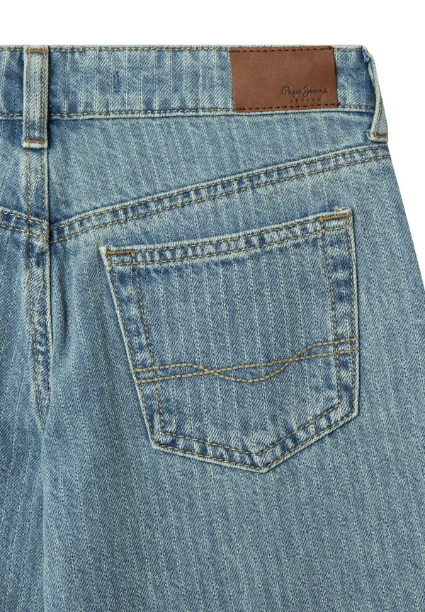 Широкие джинсы прямого кроя lexy Pepe Jeans, Denim — фото 4