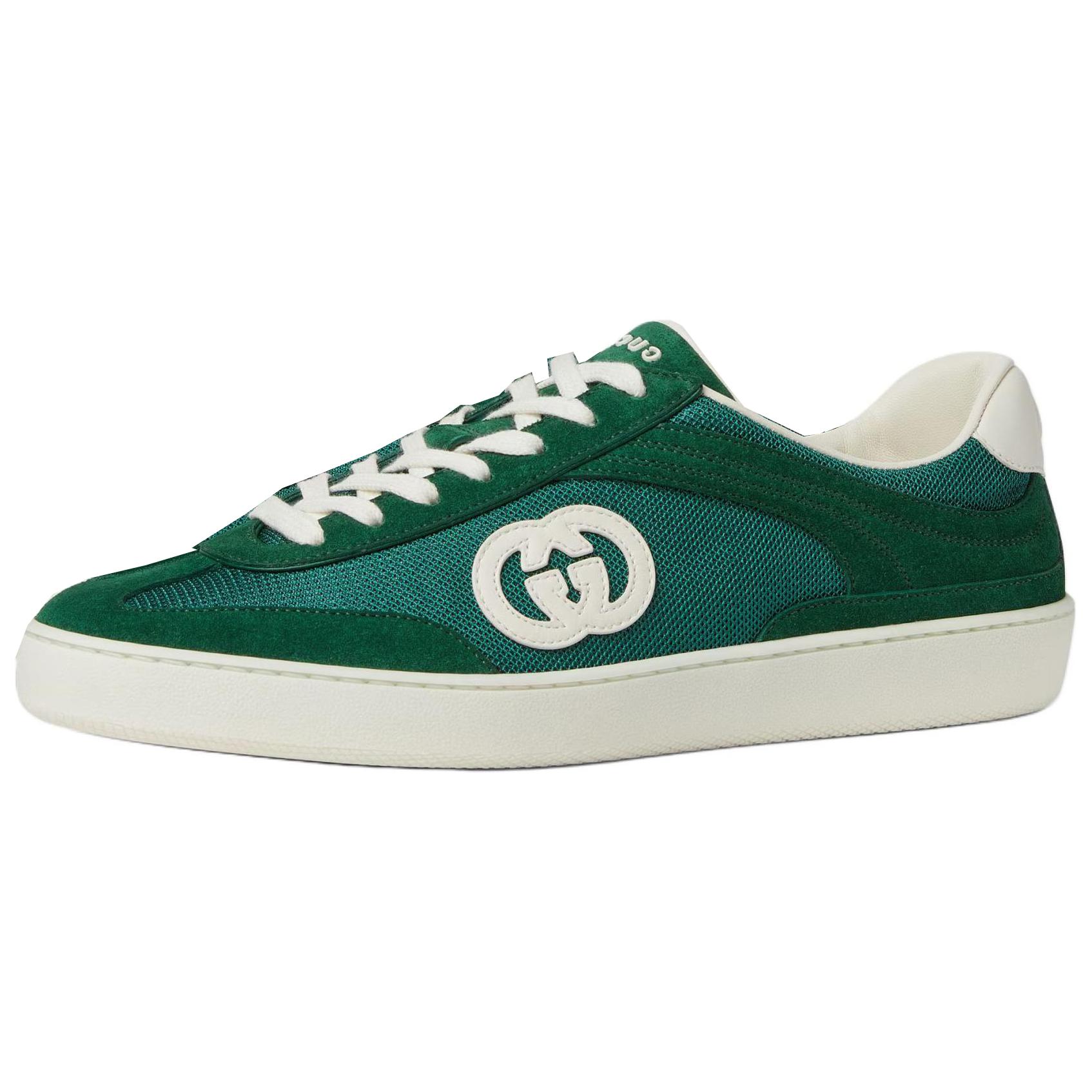 

GUCCI Кроссовки G74 'Interlocking G Green Suede'