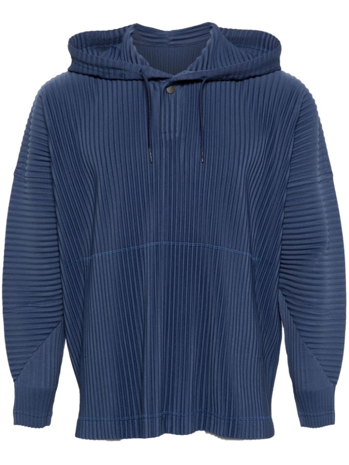 

Homme Plissé Issey Miyake плиссированное худи с кулиской, синий