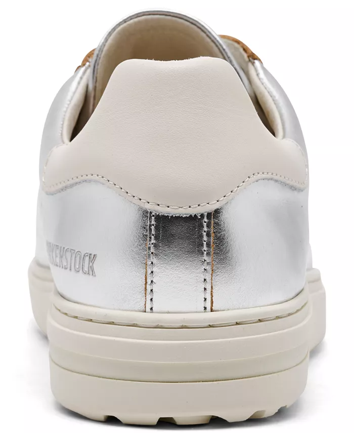 Женские кожаные повседневные кроссовки Bend Low от Finish Line Birkenstock, серебро — фото 4