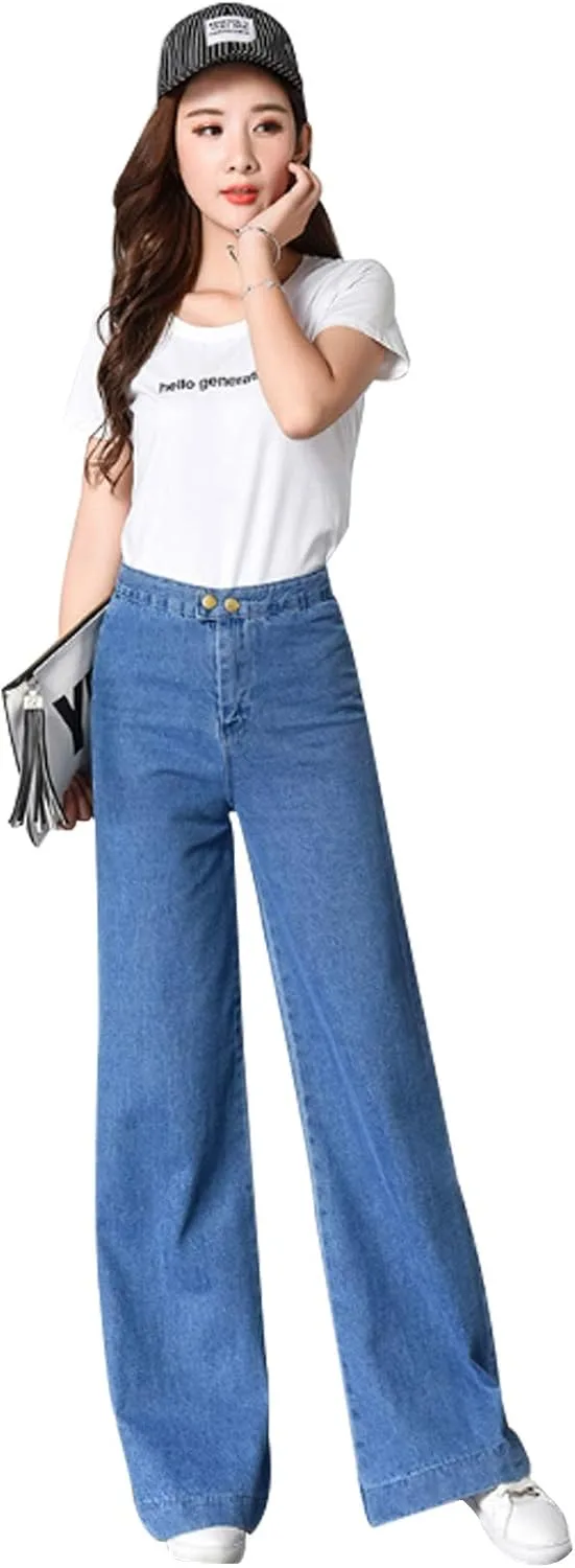 

Женские джинсы Boot Cut с высокой талией и широкими штанинами Legou