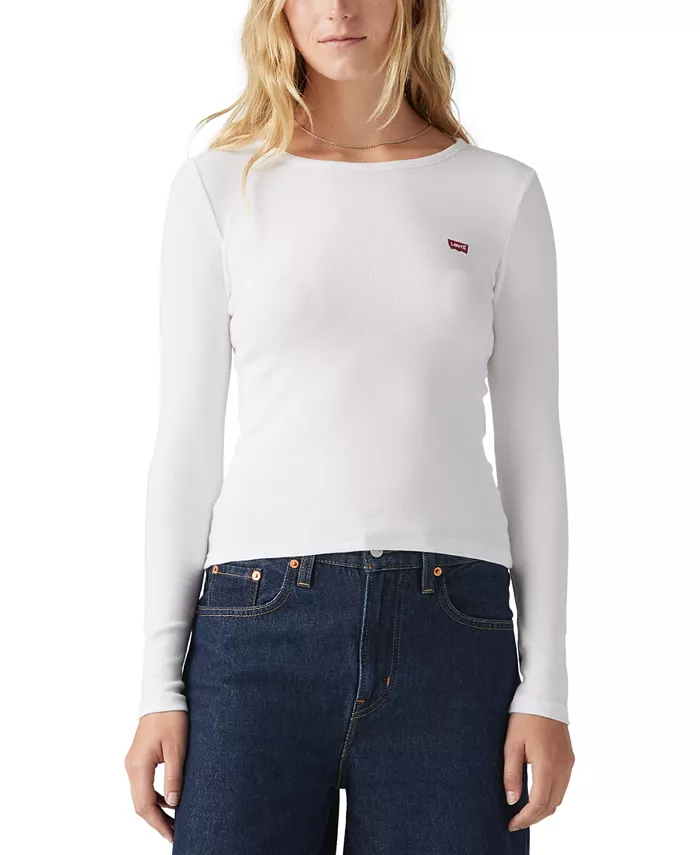 

Женская футболка Hayes с длинным рукавом Levi's, белый