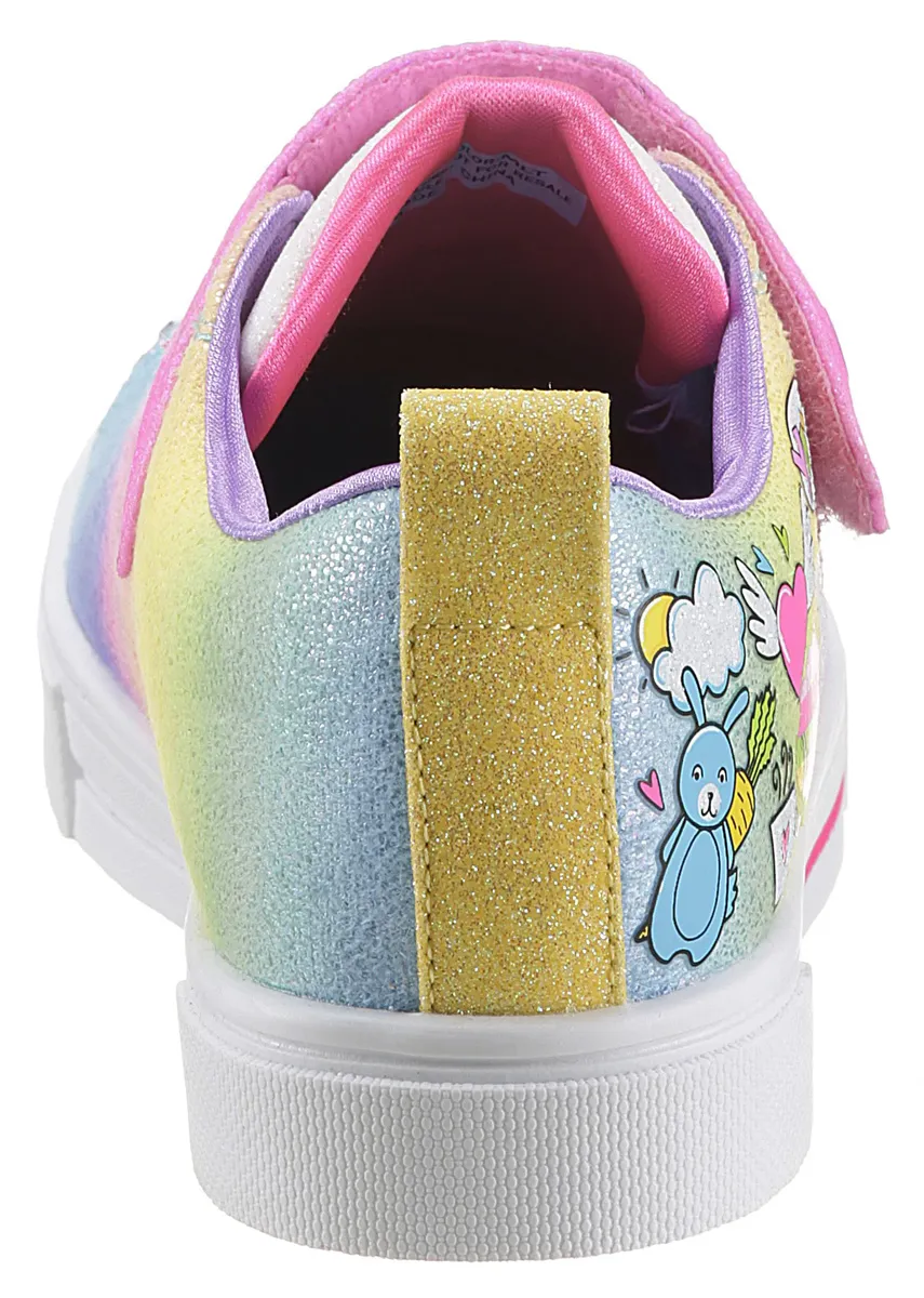 Детские кроссовки Skechers "TWINKLE Sparks BFF MAGIC", блестящий вид, повседневная обувь, полуботинки, туфли на шнуровке Skechers Kids, цвет Bunt — фото 2