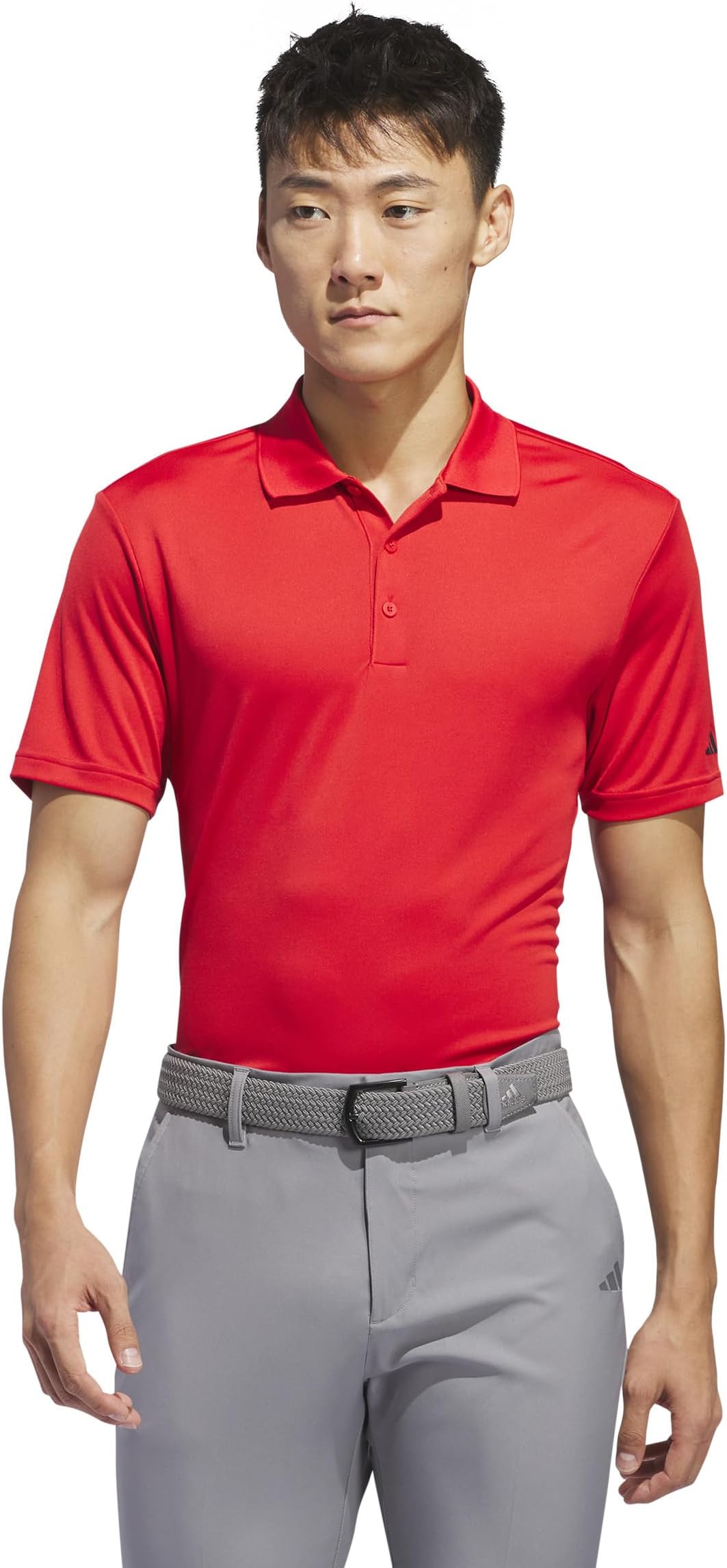 Футболка adidas Golf adi Performance Short Sleeve Golf Polo Shirt, цвет Collegiate Red — фото 4