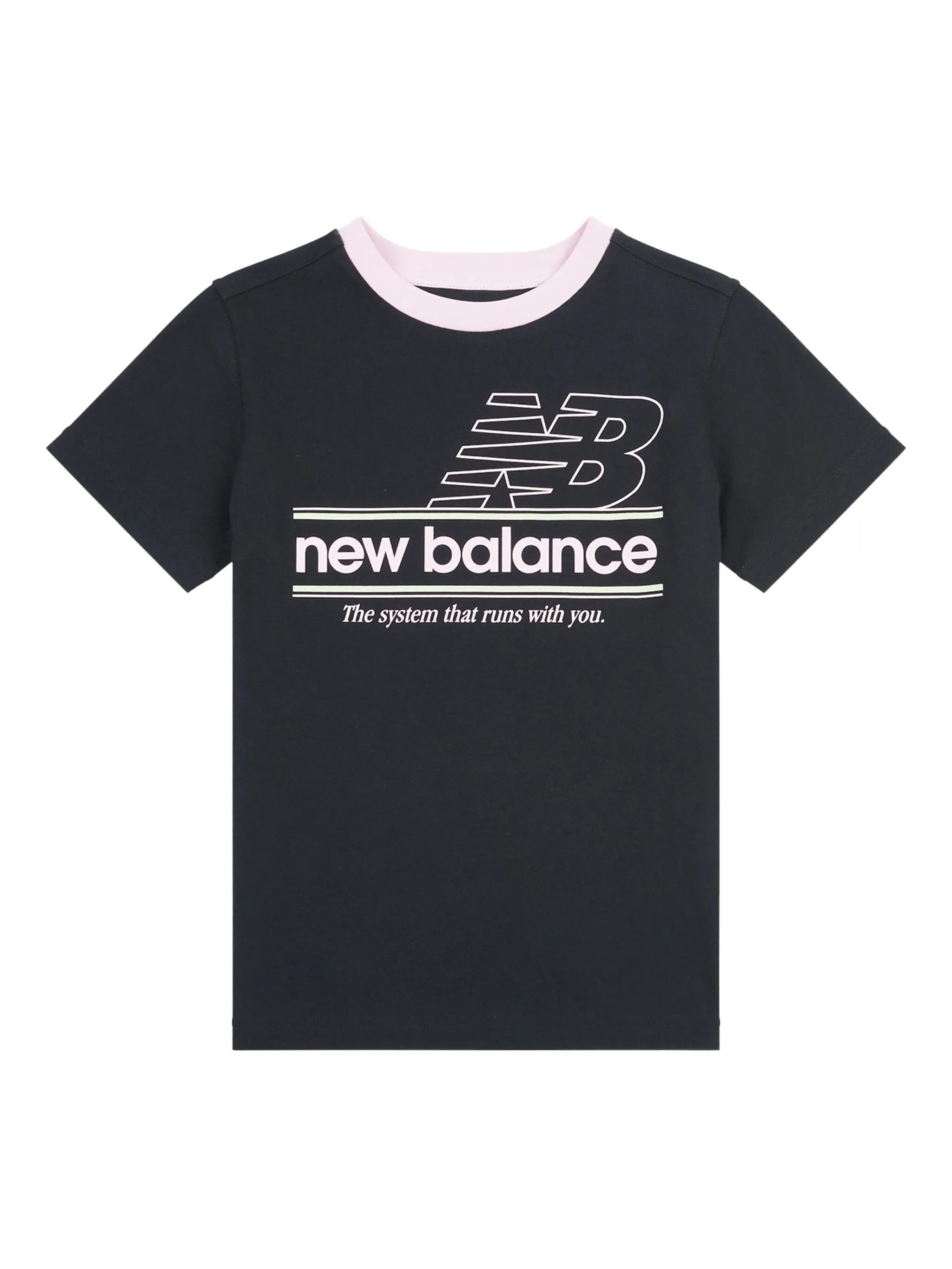 

Футболка с логотипом New Balance Kids, черный