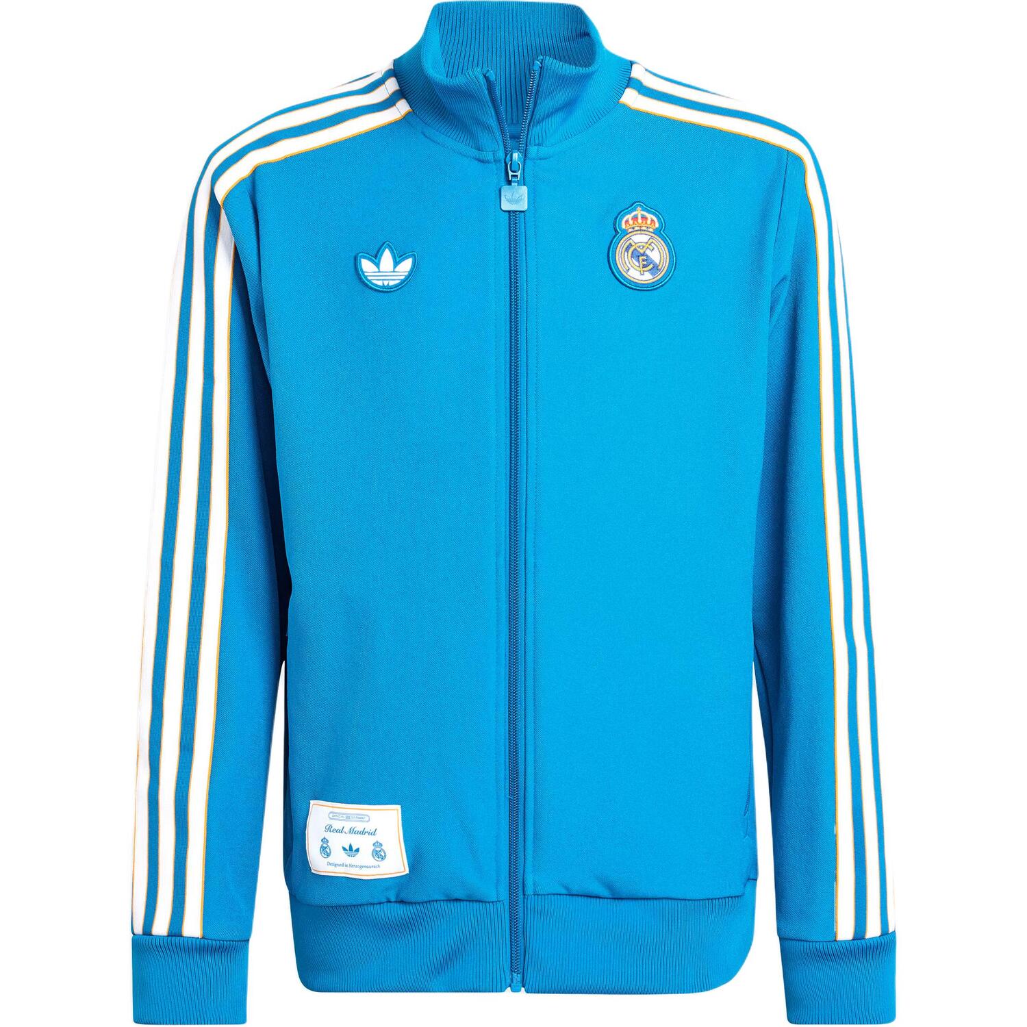 

Куртка Real Madrid FW25 детская Adidas Originals, синий/белый