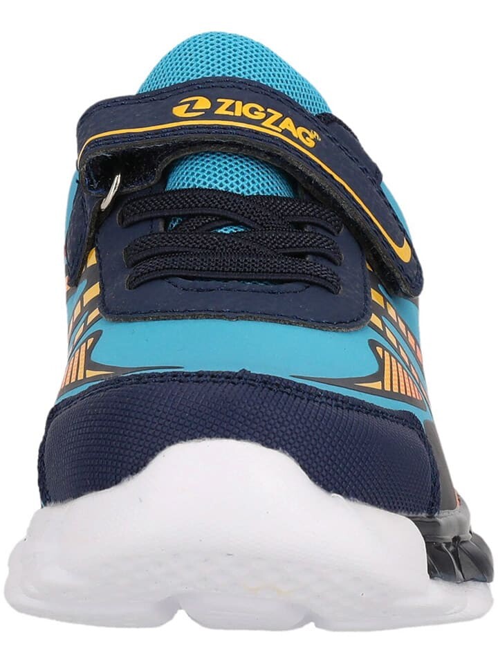 Кроссовки на шнуровке Zigzag Sneakers Nunstu, синий — фото 3