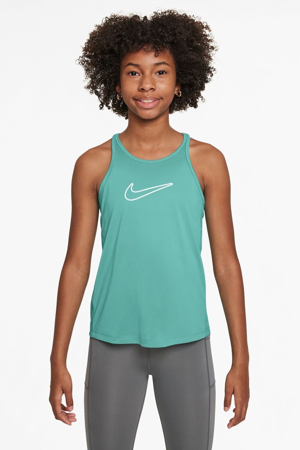 

Один жилет топ Dri Fit Nike, зеленый