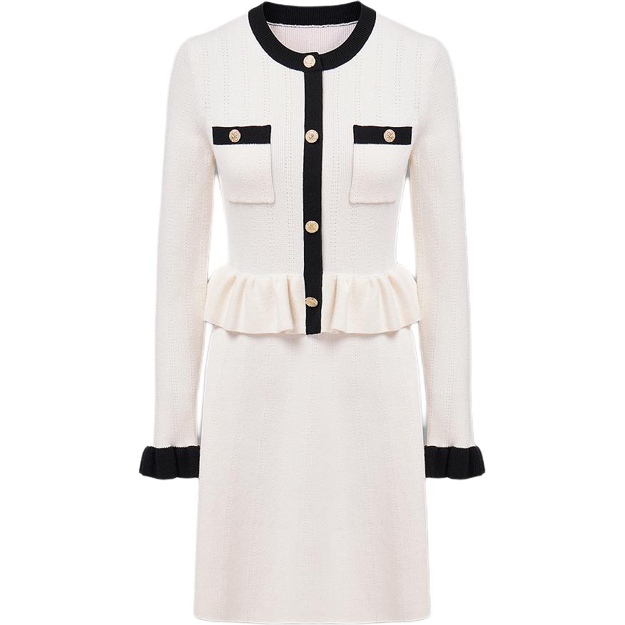 

Karl Lagerfeld FW25 платье с длинными рукавами женское KARL LAGERFELD / Karl Lagerfeld Jeans, белый