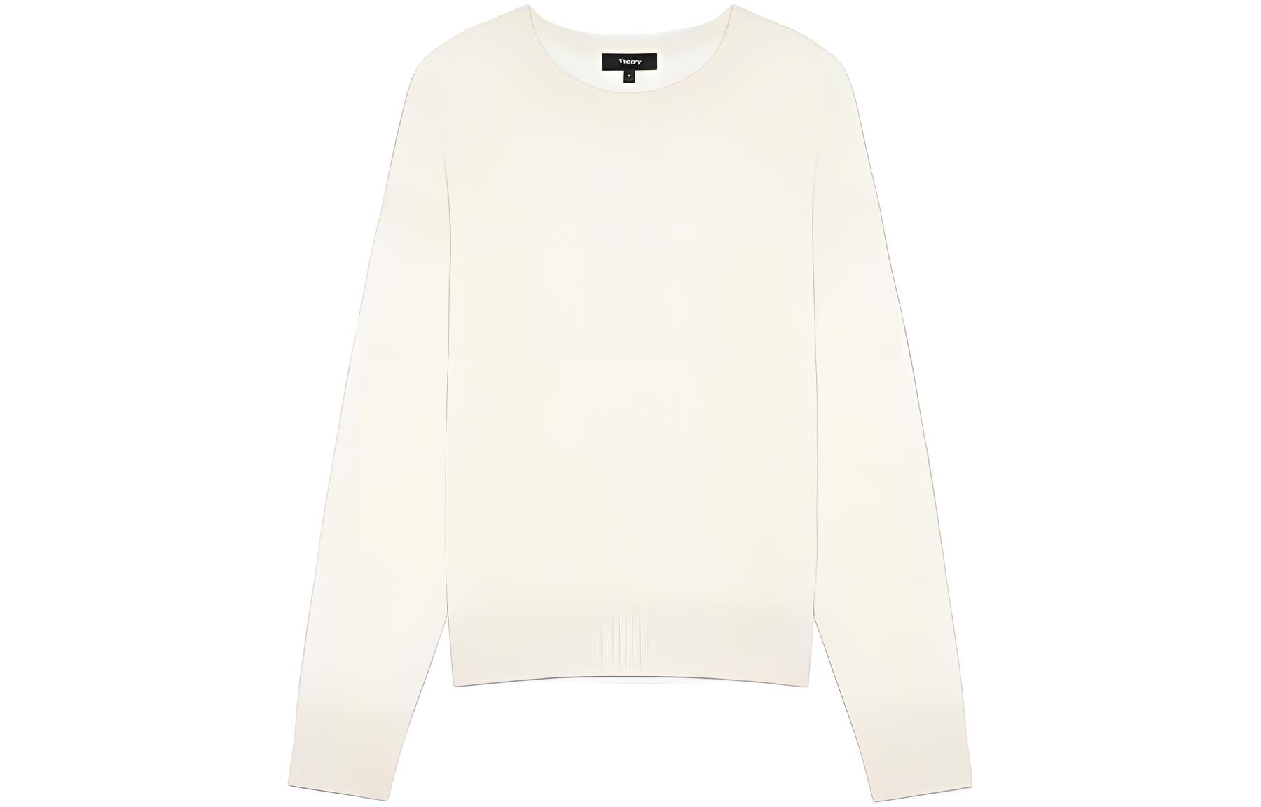 

THEORY Кашемировый свитер Women's Ivory White