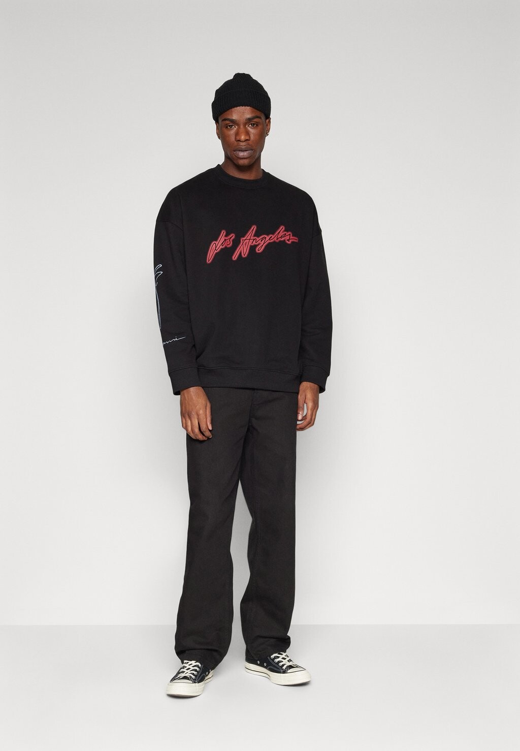 

Толстовка Los Angeles Printed Crew Unisex YOURTURN, черный
