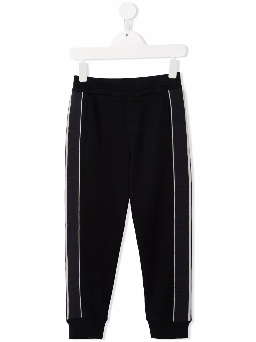 

Спортивные брюки с лампасами Emporio Armani Kids, синий