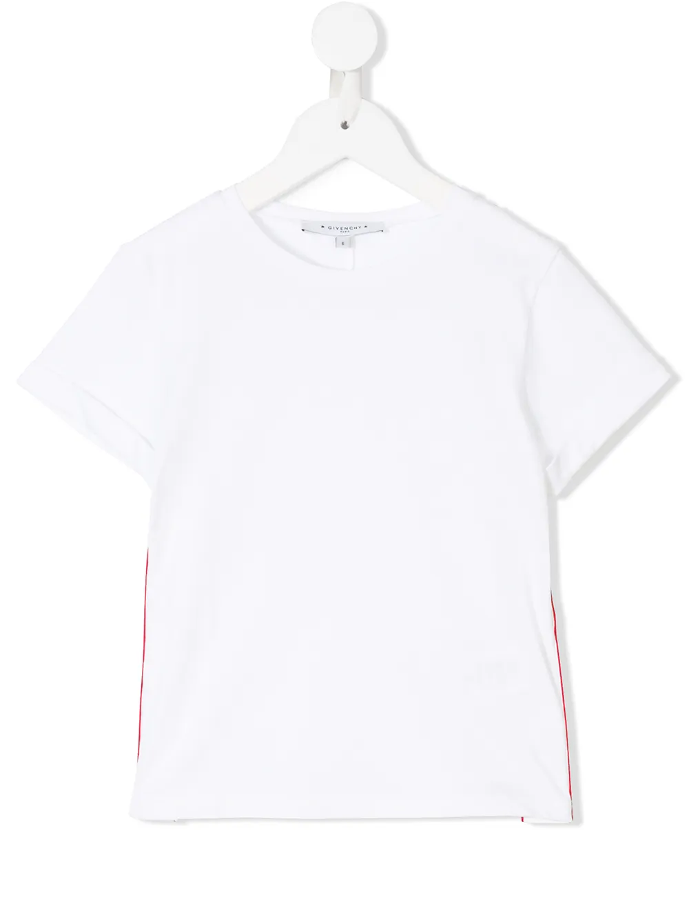 

Футболка с логотипом по бокам Givenchy Kids, белый