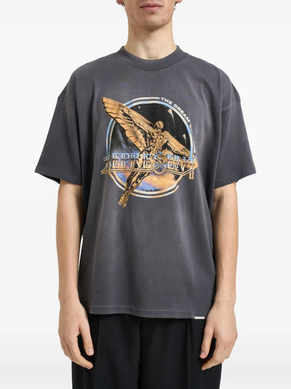 

Футболка с графическим принтом Represent, серый