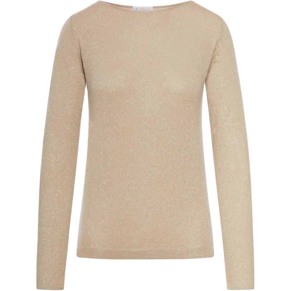 

Свитер с длинными рукавами Sparkling Brunello Cucinelli, коричневый