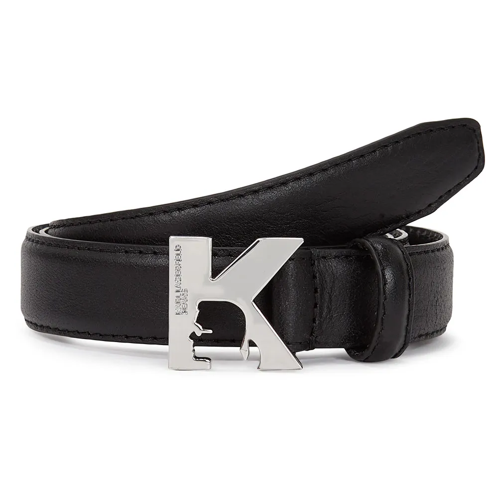 

Ремень с логотипом Karl Lagerfeld Jeans A3W33120, черный