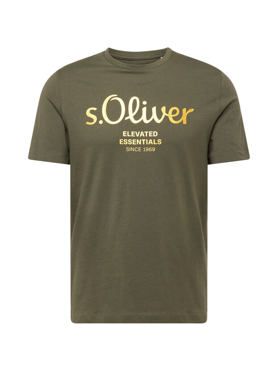 

Классическая футболка s.Oliver Shirt, хаки