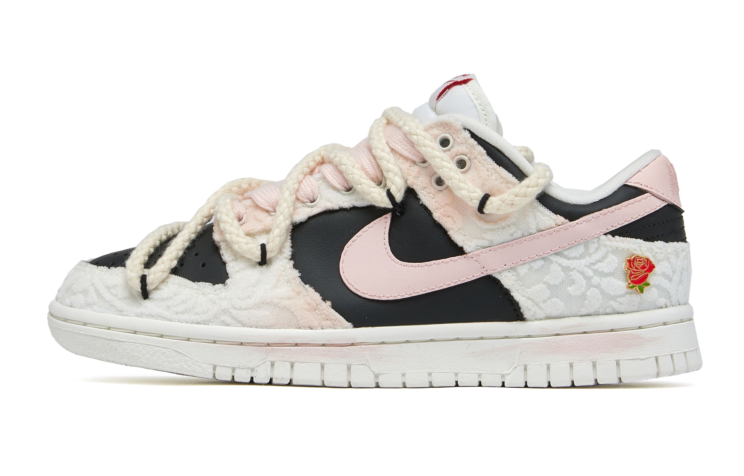 

Кроссовки Nike Dunk Skateboard Shoes Women's Low-Top Pink, Черный, Кроссовки Nike Dunk Skateboard Shoes Women's Low-Top Pink