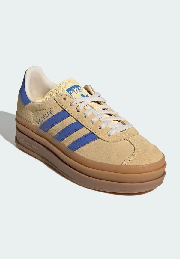 Кроссовки gazelle bold унисекс Adidas Originals, Orange Tint Real Lilac White — фото 2