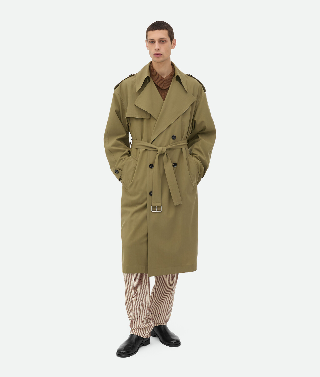 

Пальто из тонкой шерсти Bottega Veneta
