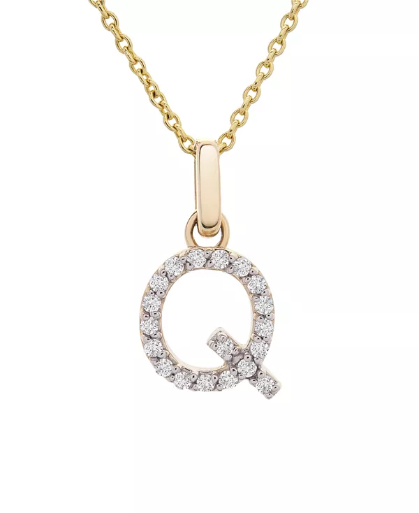 

Ожерелье с бриллиантовой подвеской (1/10 карата) из 14-каратного золота, 17 дюймов + удлинитель 1 дюйм Macy'S, q