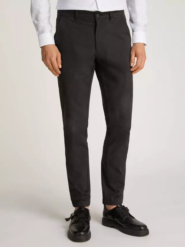 

Брюки Calvin Klein Jeans Sateen Stretch, черный
