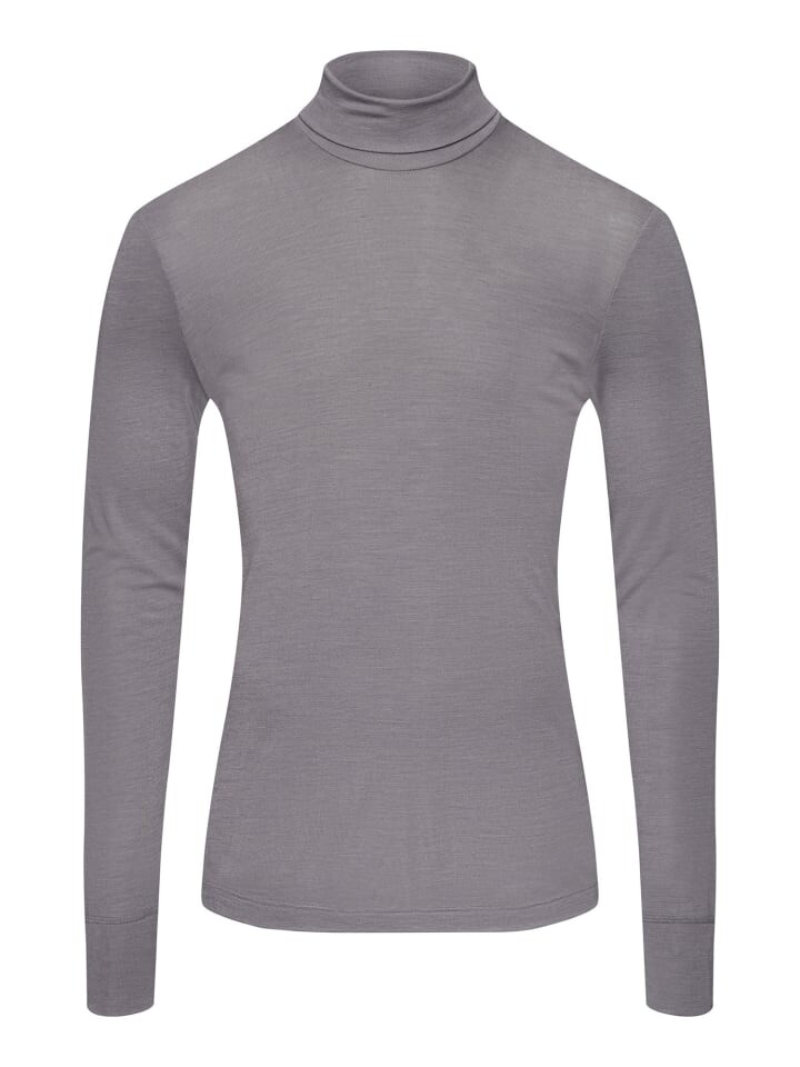 

Майка Hanro Rollkragenshirt Woolen Silk, цвет nordic grey