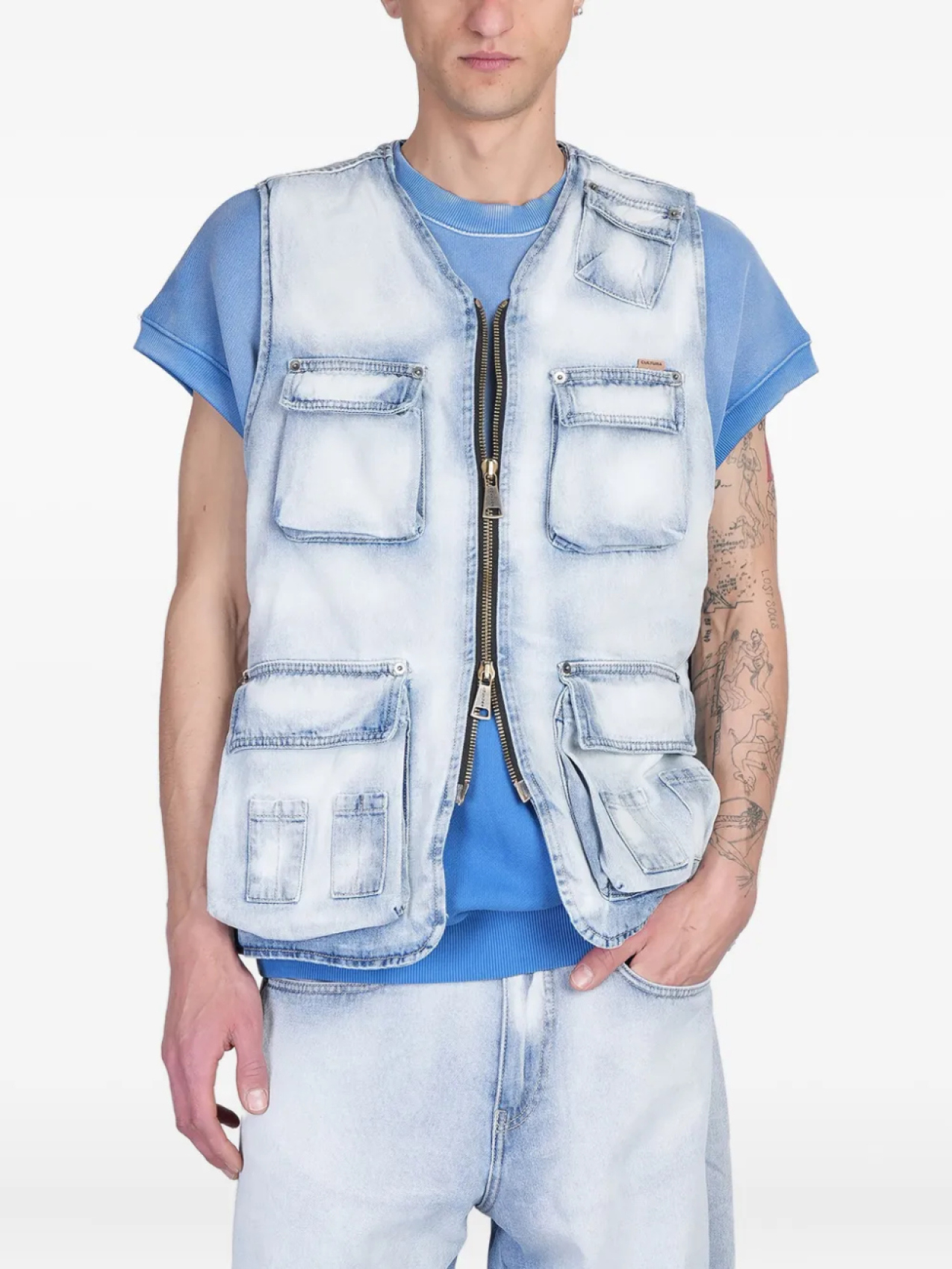 

Жилет джинсовый CULTURA, синий