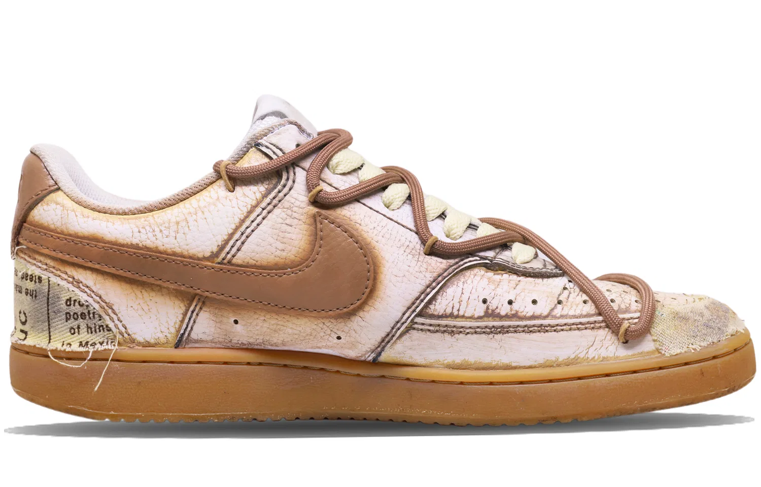 Кеды Nike Court Vision 1 хаки — фото 3