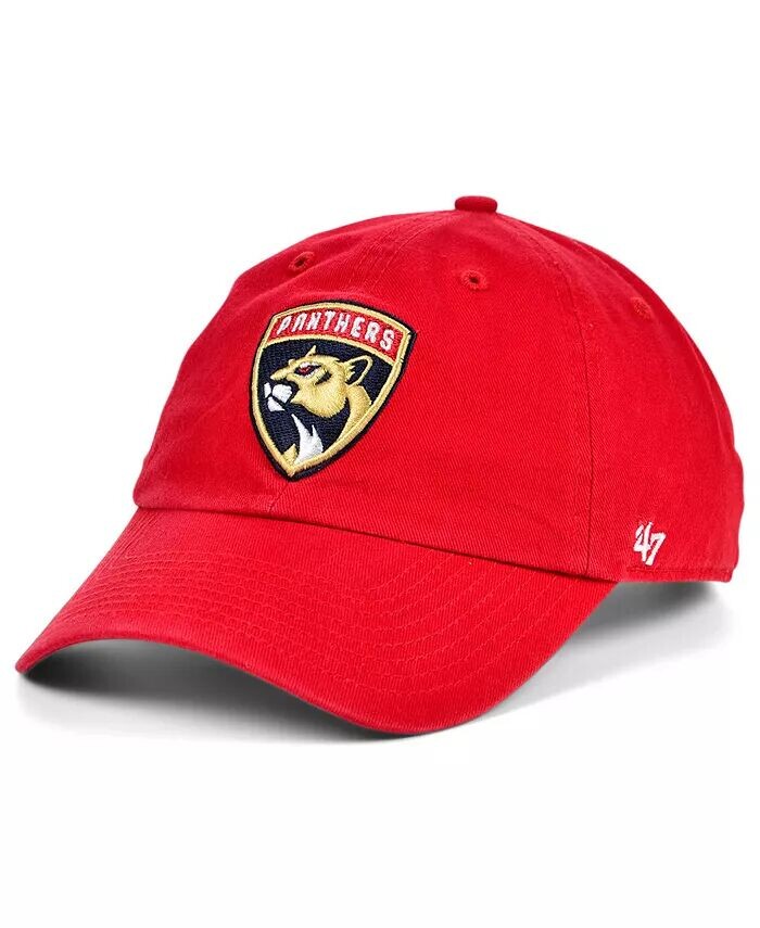 

Кепка Florida Panthers CLEAN UP '47 Brand, красный