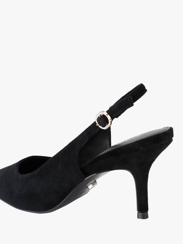 Элегантные замшевые туфли-лодочки на каблуке Carvela, Black — фото 3