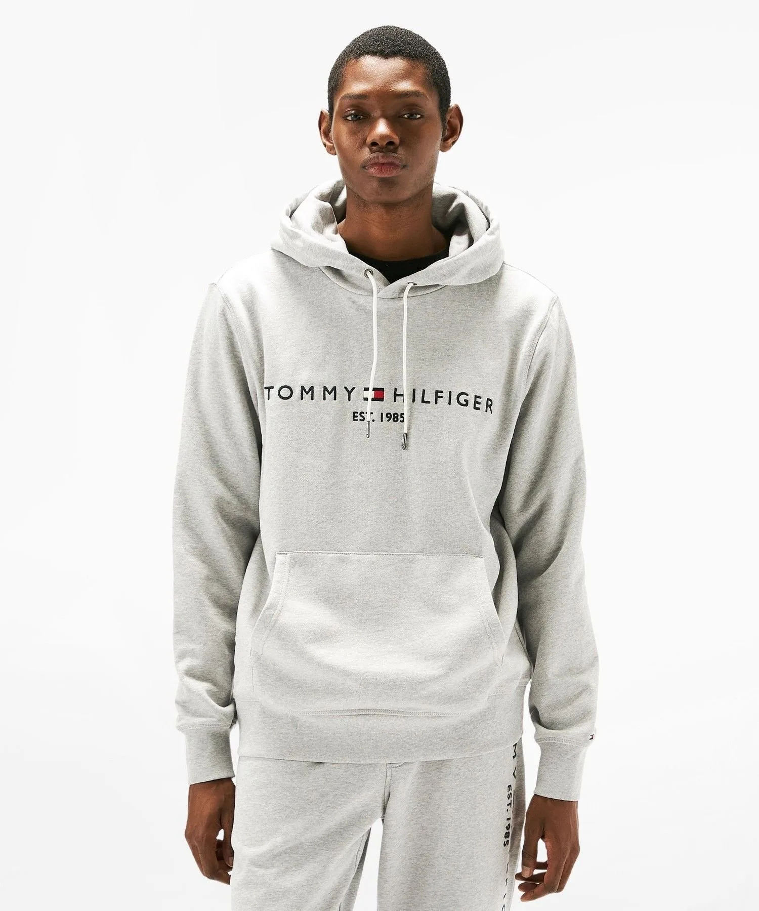 Толстовка с вышитым логотипом TOMMY HILFIGER, Gray P01
