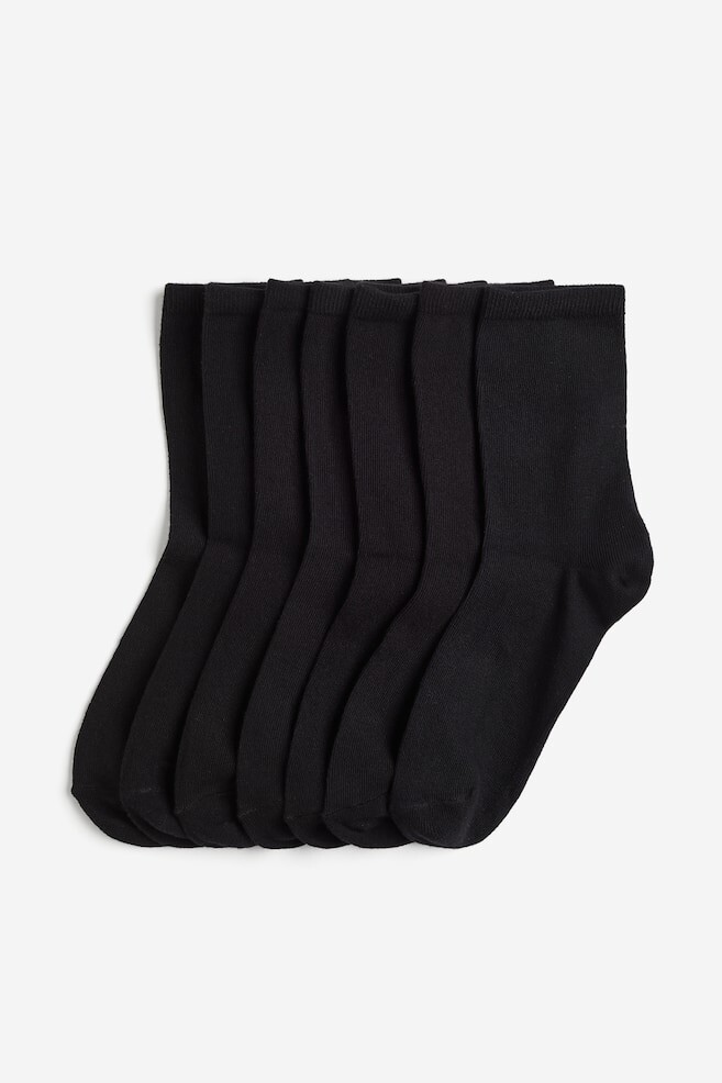 

7-Упаковка носков H&M, черный