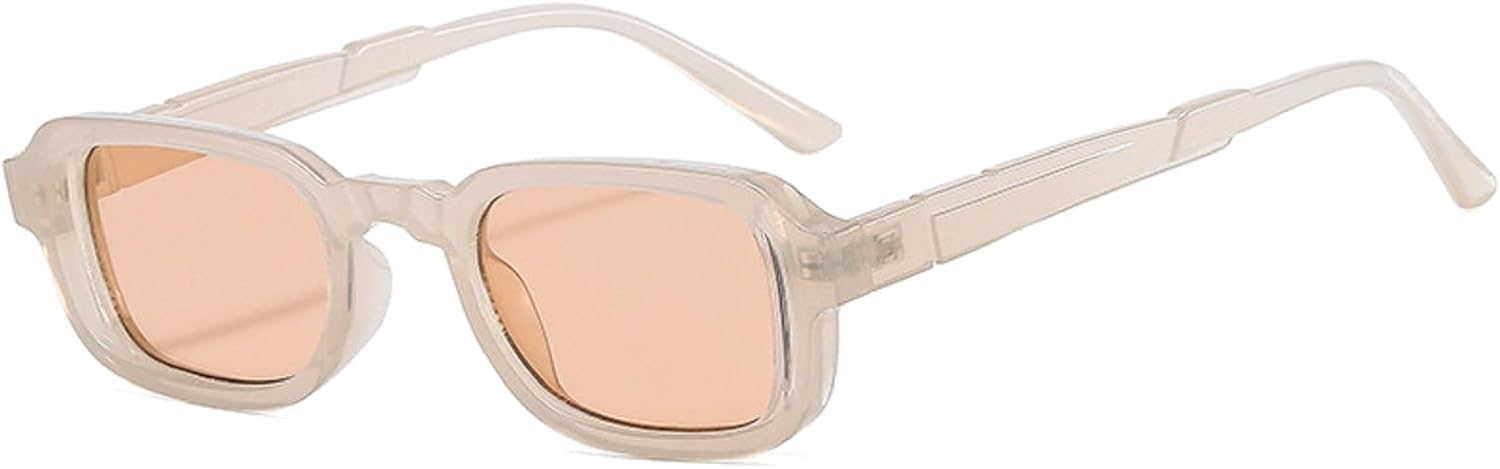 

Солнцезащитные очки Melrose для женщин, роскошные винтажные солнцезащитные очки в маленькой оправе, квадратные солнцезащитные очки с леопардовым принтом, модель 3636, Beige