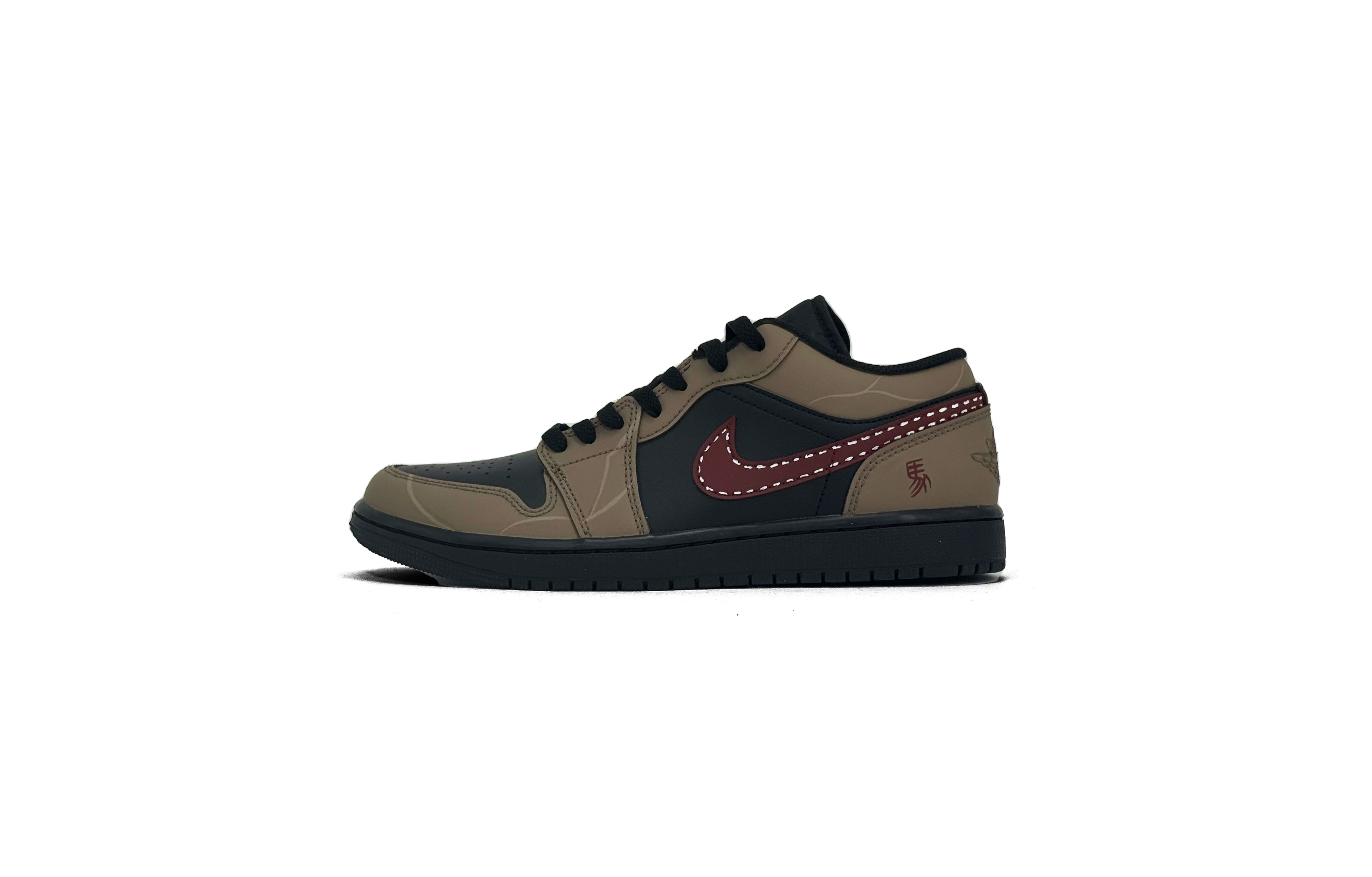 

Jordan Кроссовки Air 1 Abrasion Resistant Low top Vintage мужские Brown
