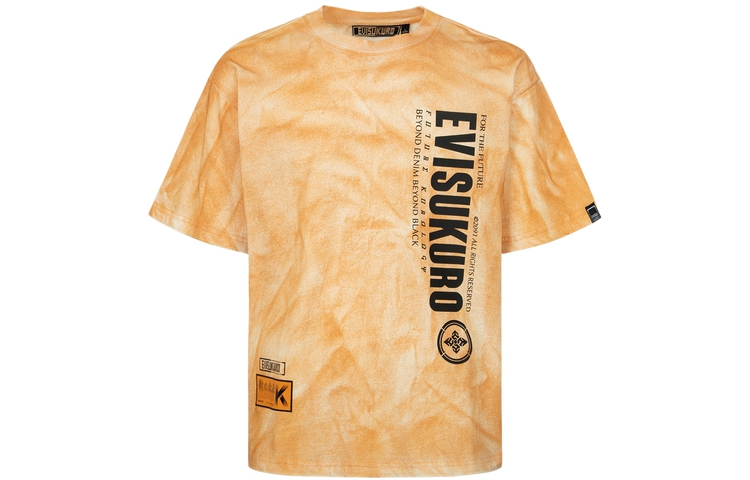 

Футболка мужская оранжевая Evisu, оранжевый