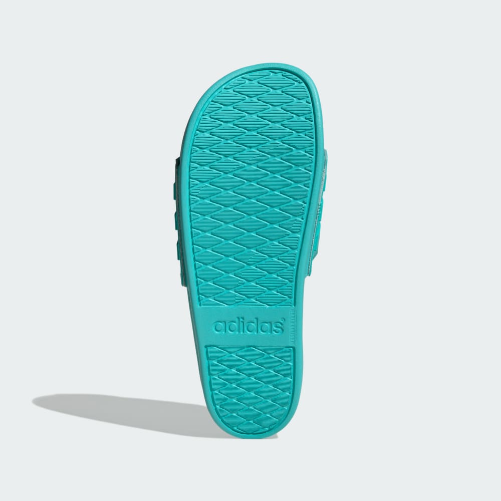 Шлепанцы Adidas Mercedes - AMG Petronas Formula One Team Adilette Comfort Slides, цвет Semi Mint Rush/Cloud White/Semi Mint Rush — фото 3