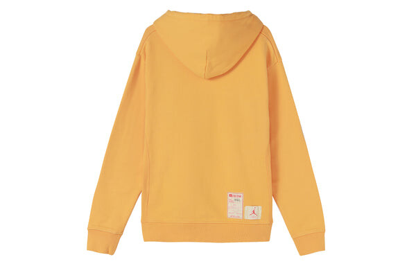 Толстовка Air Jordan x union Crossover Casual Pullover Solid Color Logo hooded Long Sleeves Asia Edition Unisex Yellow, желтый — фото 2