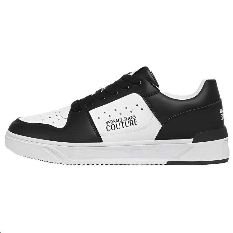 

VERSACE JEANS COUTURE Низкие мужские кроссовки для скейтбординга, черно-белые