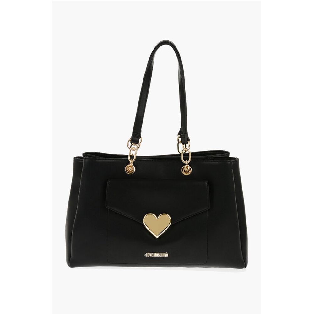 

Черная полиэтиленовая сумка через плечо Moschino, Black