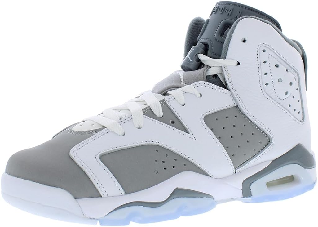 

Кроссовки Nike Jordan 6 Retro для мальчиков, белый/серый